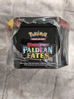Pokemon TCG Scarlet & Violet Paldean Fates Charizard EX Tin, Sealed - Image 5