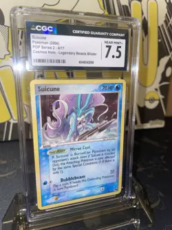 2006 Pokemon POP Series 2 Suicune Holo R - CGC 7.5 - Image 2