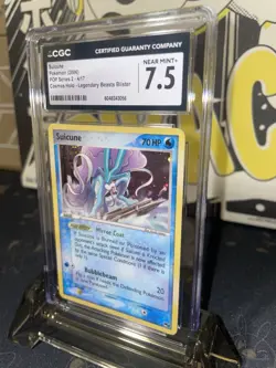 2006 Pokemon POP Series 2 Suicune Holo R - CGC 7.5 - Image 3