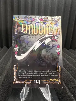 Linoone #114 - Cracked Ice Holo - Prisma Trick or Treat Cards - Pokemon - Image 1