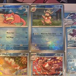 Pokemon TCG Prismatic Evolutions Pokeball Reverse Holo Bundle 5 Unique Cards - Image 3