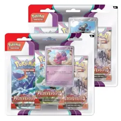 Pokemon TCG: Paldea Evolved 3 Pack Blister SV02 - Image 1