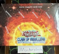 Yugioh Clash of Rebellions Special Edition Display Box Factory Sealed - Image 2
