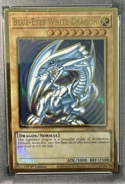 PSA 10 - 2020 Yugioh Blue Eyes White Dragon MAGO-EN001 Maximum Gold 1st Edition. - Image 3