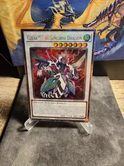 Yugioh! Clear Wing Synchro Dragon - RA04-EN249 - Platinum Secret Rare - 1st Ed. - Image 1