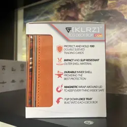 Brand New GEM Accessories KLRZ Goated TCG Deckbox Yugioh - Image 2