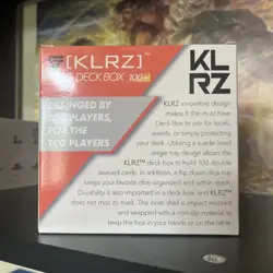 Brand New GEM Accessories KLRZ Goated TCG Deckbox Yugioh - Image 3