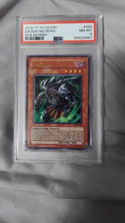 Yugioh Exodia Necross DCR Unlimited PSA 8 - Image 1