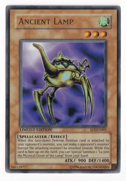 Yugioh Ancient Lamp SP2-EN001 Ultra Rare Limited Edition Near Mint - Image 1
