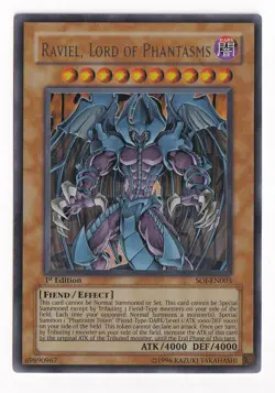 Raviel, Lord of Phantasms - SOI-EN003 - Ultra Rare - 1st Edition NM YuGiOh! - Image 1