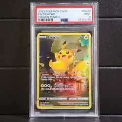 Pokemon Crown Zenith Pikachu GG30 PSA 9 Graded Card - Image 1