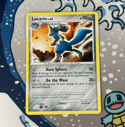 Lucario 53/127 Non Holo Platinum Base Set Pokemon Card 2009 NM/LP - Image 1
