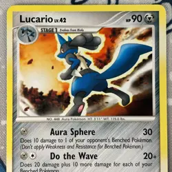 Lucario 53/127 Non Holo Platinum Base Set Pokemon Card 2009 NM/LP - Image 2