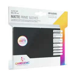 GameGenic Card Protection Matte Sleeves - Black (10 Packs of 100) New - Image 1