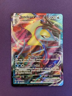 Inteleon VMAX 050/192 Rebel Clash Ultra Rare Holo Pokemon Card NM - Image 1