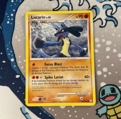 Lucario 61/146 Non Holo Diamond & Pearl Legends Awakened Card 2008 NM/LP - Image 1
