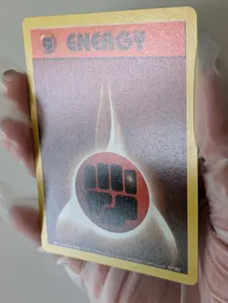 Pokemon Card WOTC Fighting Energy 97/102 Base Non-holo Unlimited 1999 - LP - Image 2