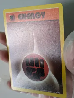 Pokemon Card WOTC Fighting Energy 97/102 Base Non-holo Unlimited 1999 - LP - Image 2