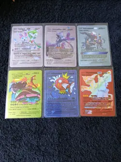 Pokemon Tag Team GX Metallic Foil Display Card Lot Of 6 N Mint/Mint Condition - Image 1