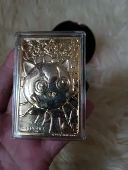 1999 POKEMON JIGGLYPUFF 23K GOLD PLATED TRADING CARD IN POKEBALL - Image 2