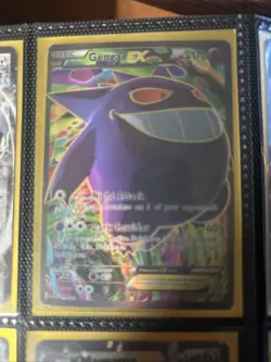 Pokemon Gengar-EX TCG Full Art Ultra Rare Card Phantom Forces 114/119 Holo - Image 1