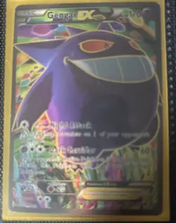 Pokemon Gengar-EX TCG Full Art Ultra Rare Card Phantom Forces 114/119 Holo - Image 2