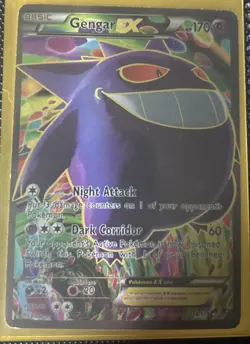Pokemon Gengar-EX TCG Full Art Ultra Rare Card Phantom Forces 114/119 Holo - Image 4