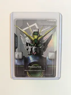 Gundam TCG Wing Gundam Zero Newtype Rising R-004 C+ Resource Card - Image 1