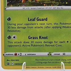 Leafeon SWSH191 Evolving Skies Black Star Promo Cosmos Holo Pokemon Card - Image 5