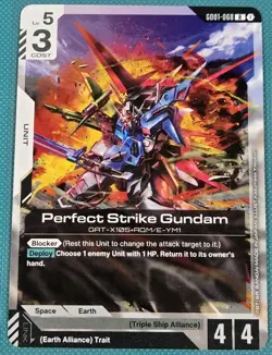 Gundam Card Game - Newtype Rising - GD01-068 R - Perfect Strike Gundam - Image 1