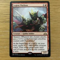 MTG Legion Warboss ~ Guilds of Ravnica [EX] Magic The Gathering Card Rare - Image 1