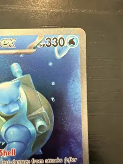 Pokemon Blastoise EX 200/165 Full Art Ultra Rare SV 151 English Holo Card - Image 4