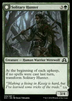 Solitary Hunter/One of the Pack Innistrad MTG Magic the Gathering card - Image 1