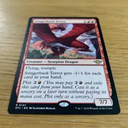 MTG Stingerback Terror Outlaws of Thunder Junction Rare Magic The Gathering - Image 3