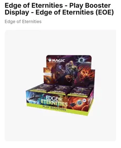 Edge of Eternities MTG Play Booster Box FACTORY SEALED MAGIC THE GATHERING - Image 1