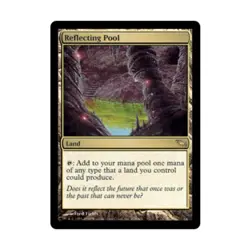 WOTC MtG Shadowmoor Reflecting Pool (R) (Foil) EX - Image 1