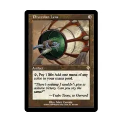 WOTC MtG Invasion Phyrexian Lens (R) (Foil) EX - Image 1