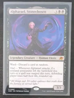 Alpharael, Stonechosen #0087 Edge of Eternities MTG Magic the Gathering NM - Image 1
