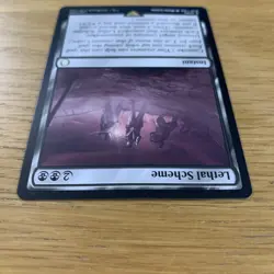 MTG Lethal Scheme [Fallout, Near Mint] Rare Magic The Gathering Card - Image 4