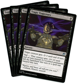 x4 Tragic Trajectory - 0122 - Edge of Eternities - MTG - NM Ships Now - Image 1