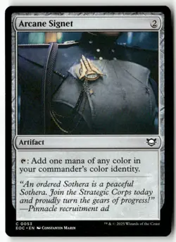 Arcane Signet 53 NM MTG Commander: Edge of Eternities Magic - Image 1