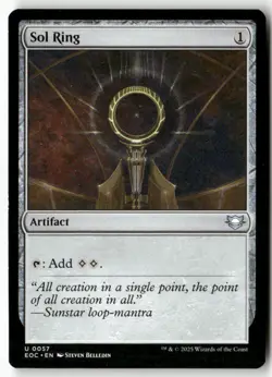 Sol Ring 57 NM MTG Commander: Edge of Eternities Magic - Image 1