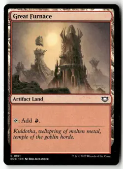 Great Furnace 161 NM MTG Commander: Edge of Eternities Magic - Image 1