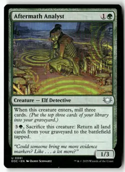 Aftermath Analyst 91 NM MTG Commander: Edge of Eternities Magic - Image 1