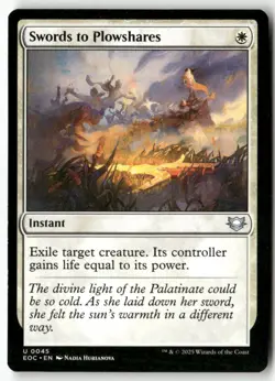 Swords to Plowshares 45 NM MTG Commander: Edge of Eternities Magic - Image 1