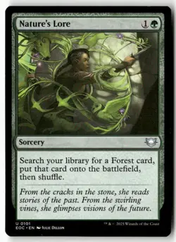 Nature's Lore 137 NM MTG Commander: Edge of Eternities Magic - Image 1