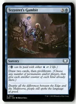 Tezzeret's Gambit 47 NM MTG Commander: Edge of Eternities Magic - Image 1