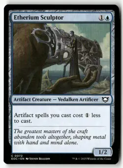 Etherium Sculptor 72 NM MTG Commander: Edge of Eternities Magic - Image 1