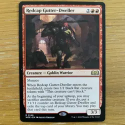 Redcap Gutter-Dweller - Wilds of Eldraine WOT - Rare - MTG Magic NM - Image 1