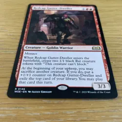 Redcap Gutter-Dweller - Wilds of Eldraine WOT - Rare - MTG Magic NM - Image 3